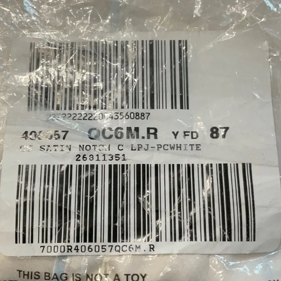 Victoria’s Secret Bride Satin Pajama Set White Blue Bridal PJs NWT M - Picture 10 of 14